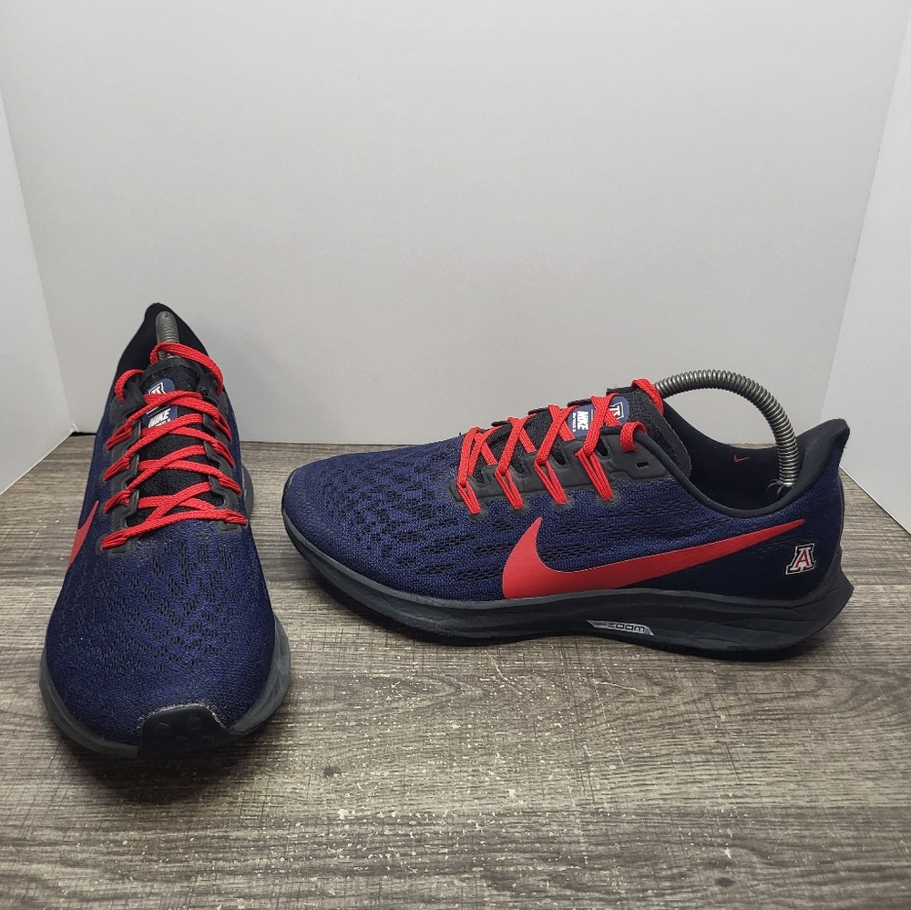 Nike Pegasus 36 Arizona Wildcats CI2063-400 Navy Blue Red Sneaker Shoe Men's 8.5